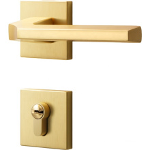 simple modern door hardware gold aluminum luxury door handle